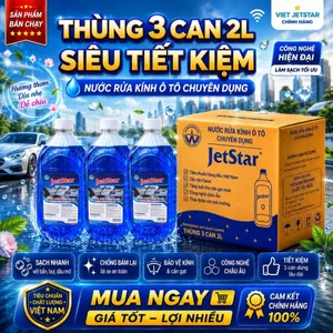 {Giảm giá} NƯỚC RỬA KÍNH Ô TÔ 1 THÙNG 3 CAN 2 lít chính hãng, phù hợp dùng với tất cả dòng xe ô tô
