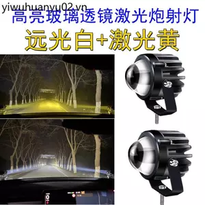 Đèn led ô tô Laser Spotlight Ống kính lớn Lưới sửa đổi Đèn xe máy Xe điện Xe tải địa hình Xe chùm cao Cann