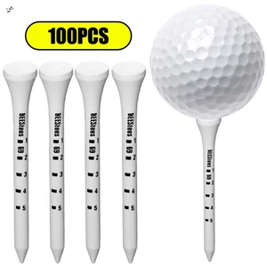 100 Chiếc Tee Golf Bằng Gỗ - Tee Lâu Đài Kiểm Soát Chiều Cao Chuyên Nghiệp Có Thể Tái Sử Dụng