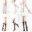 TOPTOOLCX Tất Dài, Tất Đầu Gối Nữ Siêu Mỏng Co Giãn, Nylon Trong Suốt Chất Lượng Cao Mùa Hè Lụa Bé Gái