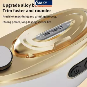 MAKY 2 Trong 1 Điện Cắt Móng Tay Mài Và Đánh Bóng Với Ánh Sáng Tự Động Tông Đơ Cắt Móng Tay Có Thể Sạc Lại Làm Móng Tay Cho Bé Người Lớn VN