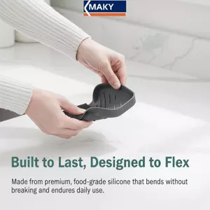 Khay Silicon Chống Trơn Trượt MAKY Cho Nhà Bếp Phòng Tắm Sử Dụng Giải Pháp Bảo Quản Chống Rơi Bền Đẹp VN