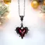 AA Gothic Chết Chữ Thập Nelace Dành Cho Nữ Thời Trang Phù Thủy Trang Sức Phụ Kiện Quà Tặng Gai Hoa Hồng Đỏ Trái Tim Mặt Dây Chuyền Choker Mới VN