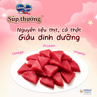 [ Combo Ngáo Siêu Rẻ ] Silver Spoon soup thưởng Nhật Bản Cho Mèo Mọi Lứa Tuổi - Gói 8 Thanh x 6g