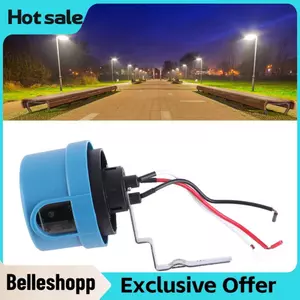 Belleshopp Cảm biến quang điện IP65 Công tắc đèn đường Điều khiển ảnh ngoài trời cho đường cao tốc và chiếu sáng 105-305V AC Độ nhạy cao