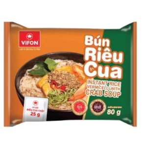 Combo Thùng 30 Gói Bún Riêu Cua Vifon 80g – Bún Ăn Liền Ngon Chuẩn Vị, Tiết Kiệm-NPPGT
