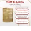 Thớt gỗ Cao su chữ nhật 39.5 x 29.5 x 3cm - Kháng khuẩn và chống cong vênh, chất lượng cao.