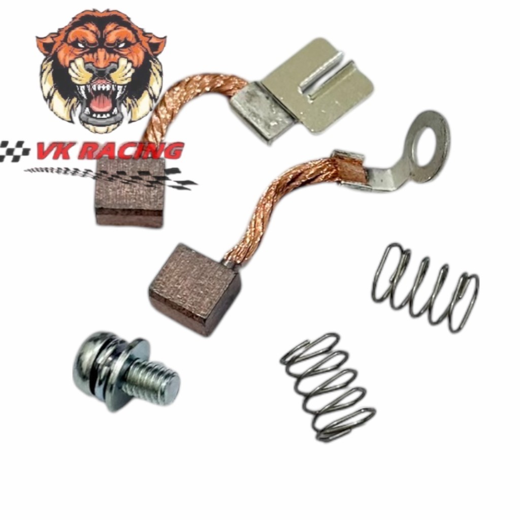 Chổi than đề loại tốt Ya sirius cơ - si fi - jupiter cơ - ju fi - exciter135 - ex150 - nouvo 4-5-6