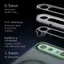 YJD Ốp Lưng Cho Vivo X300FE Matte Họa Tiết Túi Khí Thu Hút Từ Tính Không Bao Giờ Biến Màu Vàng Chống Rơi Điện Thoại