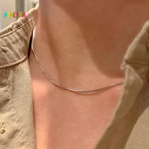 < Honeyba > Dây buộc xương rắn mỏng chất lượng cao dành cho nữ Cô gái Tinh tế Dainty Nelace Dây chuyền xương đòn đơn giản Phụ kiện trang sức dự tiệc Đẹp