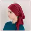 JRP Màu Trơn Turban Phong Cách Dân Tộc Co Giãn Ruy Băng Đầu Khăn Cho Nữ Bé Gái Thời Trang Mũ Bò Đầu Khăn Thời Trang Phụ Kiện Tóc JRP