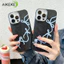Ốp điện thoại lấp lánh nơ ruy băng sang trọng cho Realme 16 Pro Plus 15 Pro 15T 15X 14 Pro Plus Lite 14X 13 12 Pro Plus Lite 12X 11 11X 4G 5G Vỏ sáng bóng màu đen Vỏ IMD cứng chống rơi