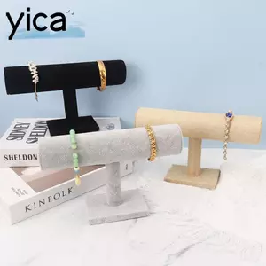 Khung trưng bày trang sức YICA, Giá đỡ trưng bày vòng tay Flannel chất lượng cao, Giá đỡ trưng bày đơn giản bền bỉ Khung vòng tay