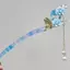 WHX-Antique Bướm Giả Ngọc Kẹp Tóc Phong Cách Trung Quốc Tua Rua Kẹp Tóc Phong Cách Trung Hoa Mới Hoa Ngọc Trai Mũ Đội Đầu Cuộn Kẹp Tóc