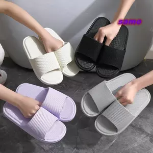 Dép SAMO Cloud, Dép đi biển nữ đế mềm EVA, Dép đế dày chống trượt thời trang thoáng khí Phòng tắm trong nhà
