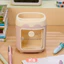 Hoạt Hình Dễ Thương Sáng Tạo Nhiều Lưới Piggy Bút Cô Gái Trái Tim Sinh Viên Văn Phòng Phẩm Hộp Bảo Quản Ngăn Kéo Cửa Mở Bút Giá Đỡ 6.24 JYIT