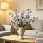 1 Hoa Giả Có Thân Cây Thực Tế Nhân Tạo Tự Nhiên Phalaenopsis Hoa Lan Cho Bình Hoa Nhà Hiên Nhà