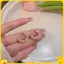 1 Cặp Mới Đơn Giản Tính Khí Vòng Tròn Bông Tai Ngọc Trai Thời Trang Nhỏ Đa Năng Bông Tai Nữ Trang Sức