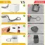 Móc khóa nút hải âu WANYEDI, Móc khóa nút âm thanh thật sạc TypeC, Đèn LED giảm căng thẳng Bàn phím người lớn Clicky Móc khóa dành cho người lớn Trẻ em