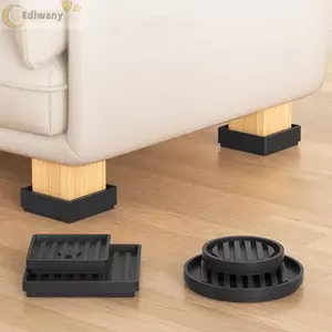Tấm lót chân nội thất EDIWANY, Tấm nâng giường chống trượt hạng nặng, Máy giặt tròn có thể điều chỉnh vuông chuyên nghiệp Hỗ trợ tủ lạnh