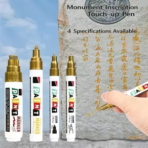 Exhila 4 Bút đánh dấu sơn đá chuyên nghiệp cho bia mộ
