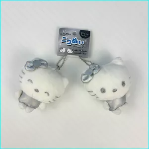 HK1 Sanrio Hello Kitty Plushie Nico Nui Series Từ Tính Có Thể Gắn Được Dễ Thương Sang Trọng Túi Búp Bê Charm KH1