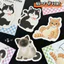 Mèo Con Dễ Thương Giấy Dán Họ Dễ Thương Dễ Thương Mèo Con Dễ Thương Thú Cưng Dumb Chất Liệu Meow Tay Hình Đặc Biệt Nhãn Dán Tài Khoản Dễ Thương Tiện Lợi Vui Vẻ Series Tin Nhắn