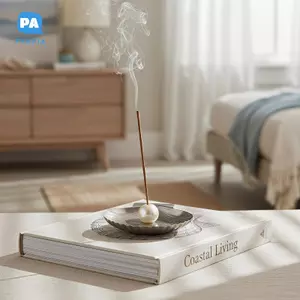 Hộp đựng hương vỏ sò sáng tạo bằng thép không gỉ Trang trí ngọc trai giả Ra để làm quà tặng sinh nhật Màn hình hương liệu tại nhà VN