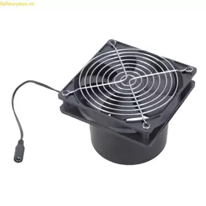 Quạt ống dẫn nội tuyến Fol 12V 12cm Quạt thông gió mạnh mẽ cho nhà bếp phòng tắm