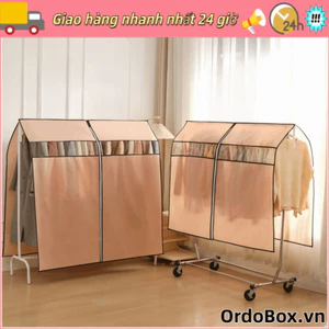 ORDOBOX Dây Kéo Quần Áo Chống Bụi, Vỏ Móc Treo Áo Dày Chống Thấm Nước, Chất Lượng Cao Chống Bụi Dung Tích Lớn Không Dệt Tủ Quần Áo Tổ Chức Cho Phòng Ngủ