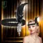 Phụ kiện tóc dành cho nữ Dây buộc tóc đính cườm thập niên 1920 Retro Đơn Đảng Mũ nón nữ Dress UP Feather