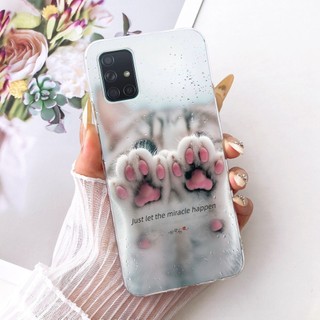 Dành Cho Samsung Galaxy A51 Ốp Lưng SM-A515F Thiết Kế Mới Hoạt Hình Dễ Thương Chó Mèo In Hình Vỏ Mềm Cho Samsung A51 5G SM-A516B A 51 Vỏ