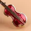 KUZHEN 1 Thời Trang Thanh Lịch Màu Đỏ Violin Chân Trâm Cài Nữ Pha Lê Kim Cương Giả Nhạc Cụ Cài Áo Phụ Kiện Trang Sức HOT