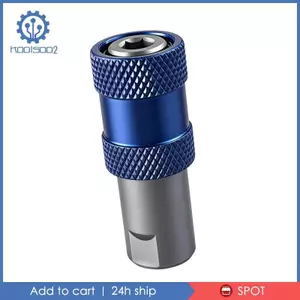 Giá đỡ bit thép Bộ chuyển đổi chuôi lục giác Phụ kiện chuyển đổi khoan cho tuốc nơ vít chính xác và các dự án gia đình