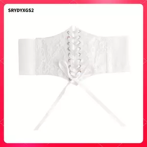 Thắt Lưng Nữ Eo Rộng Thắt Lưng Thắt Lưng Buộc Quấn Khóa Co Giãn Corset Top Dây Đeo PU Nữ Trang Phục Thích Hợp Cho Cosplay Cưới Trang Trí Nhà Cửa