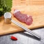 Búa Đập Thịt Inox 304 Hai Đầu Đa Năng Dầm Hành Tỏi Làm Mềm Thịt Dụng Cụ Nhà Bếp Tiện Lợi Cao Cấp