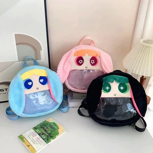 Spike Price Phong Cách Mới Powerpuff Girls Túi Đau Sang Trọng Hoạt Hình Trẻ Em Dễ Thương Hai Chiều Học Sinh Ba Lô