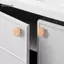 GCDHome Núm Gỗ Đa Năng Tay Cầm Tủ Bếp Tròn Tủ Tủ Quần Áo Ngăn Kéo Núm Cửa Hàng Tủ Bếp Kéo Tay Cầm Đồ Nội Thất HOT