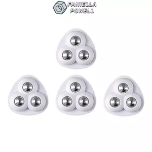 FANIELLAPOWELL 4 / 16 Chiếc Mini Bánh Xe Hộp Bảo Quản Nội Thất Thùng Rác Có Thể Đáy Đa Năng Tự Dính Bánh Xe