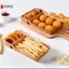 50 Chiếc Khay Phục Vụ Thực Phẩm Giấy Kraft Dùng Một Lần Hai Lưới Sna Chien Salad Thùng Đựng Ra Cho Đảng VN