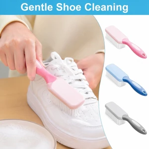 Dụng cụ chăm sóc giày nhỏ gọn Bàn chải giày tay cầm dày, Tay cầm thoải mái dày để giặt giày và lưu trữ dễ dàng