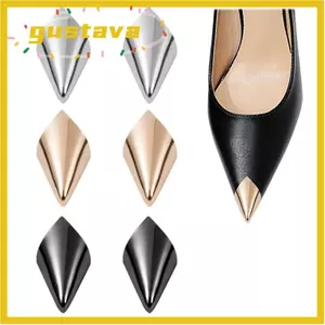 GUSTAVA 1 Đôi Giày Mũi Nhọn Bảo Vệ, Chống Mài Mòn Sửa Chữa Giày Cao Gót Đầu Mũ, Trang Trí Kim Loại Chống Đá Kẹp Giày Cao Gót
