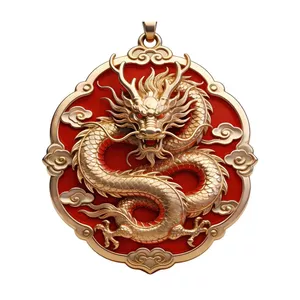 Rồng Vàng Xianrui Vòng Cổ Tinh Tế Tính Khí Kim Loại Cổ Mặt Dây Chuyền Cao Cấp Sang Trọng Quà Tặng Sinh Nhật Sáng Tạo Dây Chuyền Trang Trí 2026-6-26