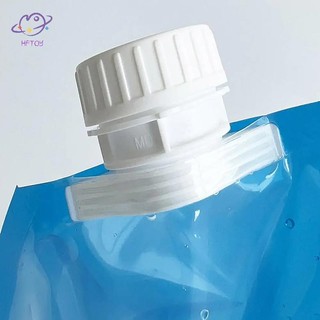 Túi đựng nước gấp gọn HFTOY 5/10L có vòi dành cho xe đạp, du lịch và cắm trại, làm từ nhựa dày