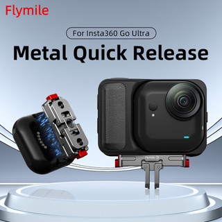 Dành Cho Insta360 Go Ultra Máy Ảnh Thể Thao Từ Tính Phát Hành Nhanh Đế Kim Loại Giá Đỡ Mở Rộng Phụ Kiện