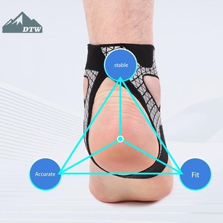 DTW 1Pc Siêu Mỏng Mắt Cá Chân Nẹp Dây Buộc Ổn Định Tendons Chuyển Động Mắt Cá Chân Cố Định Nẹp Ngăn Ngừa Bong gân Mắt Cá Chân Thể Thao