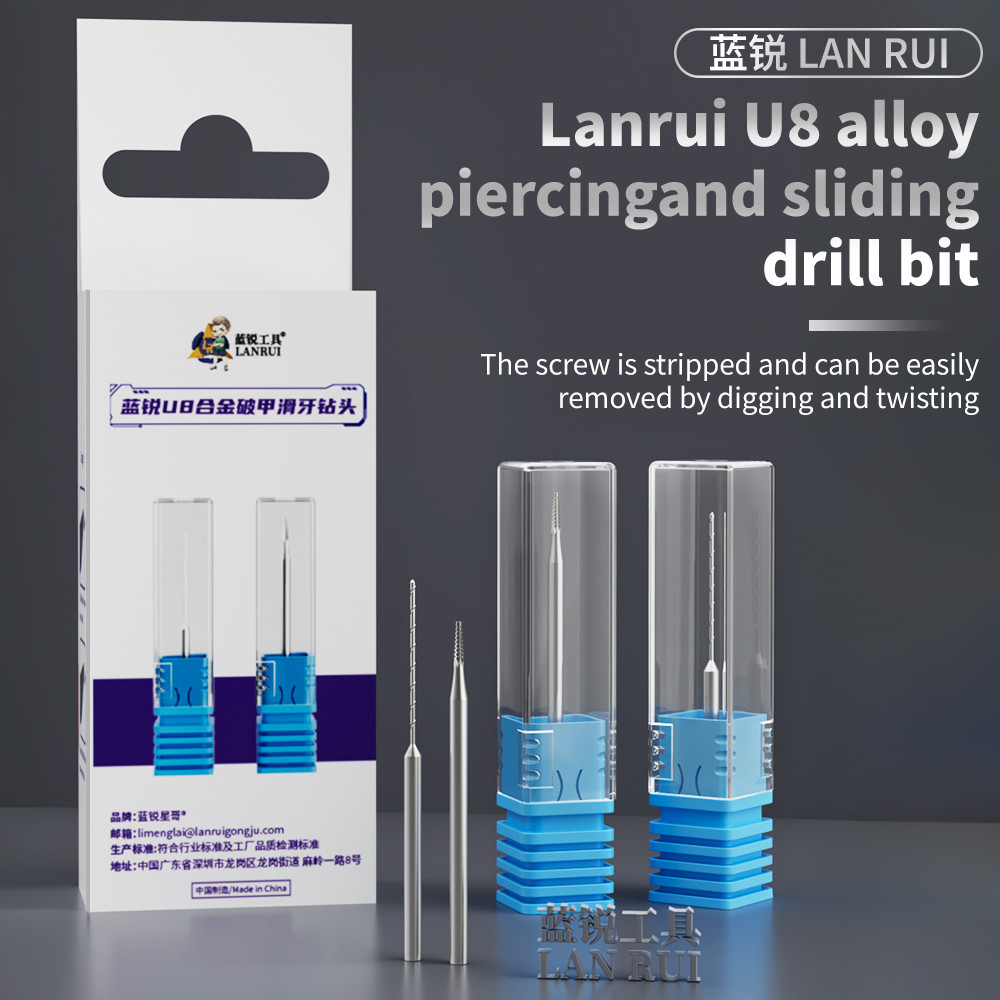 Mũi khoan trượt xuyên thấu hợp kim Lanrui U8 Loại bỏ nhanh chóng sợi sọc được sử dụng trong bút đánh bóng