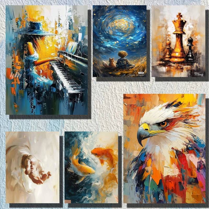 Tranh Sơn Dầu Phong Cách Tranh Canvas Cổ Điển Vẻ Đẹp Chân Dung Với Khung Trang Trí Công Sở Nét Mềm Vintage Hues Nghệ Thuật Nhà Trang Trí Tường Canvas Poster