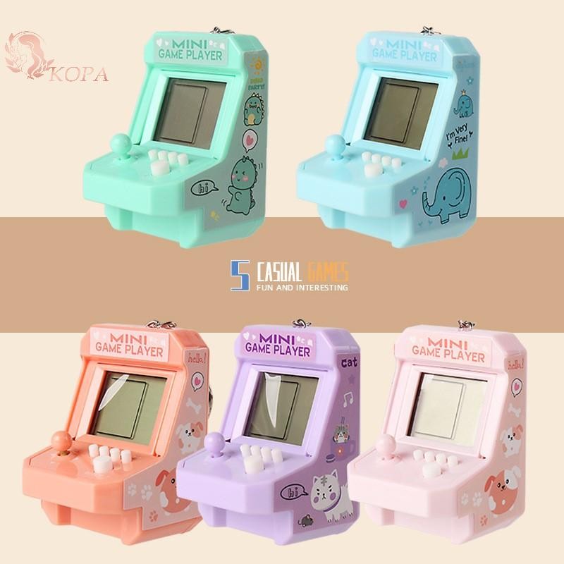 Máy chơi Game di động KOPA có móc khóa Trẻ em Câu đố cầm tay Retro Arcade VN