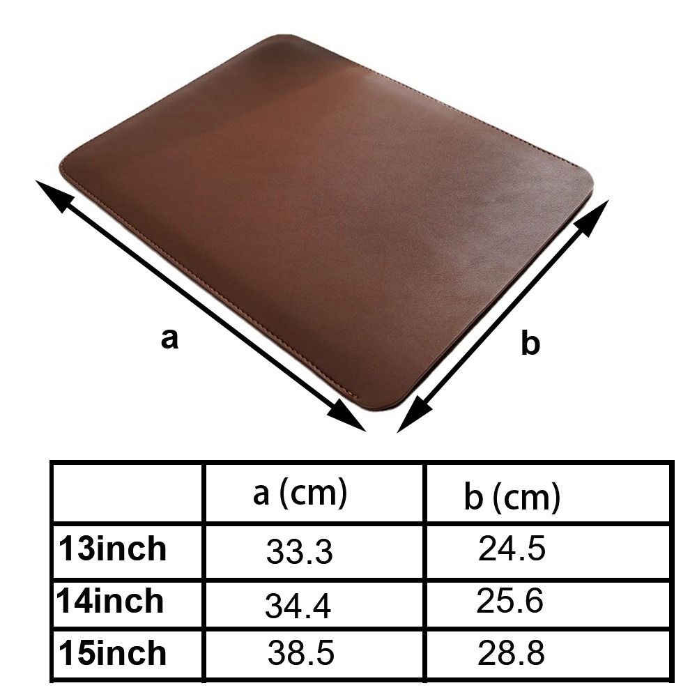 [Vận chuyển nhanh] SIMPLEAID Túi đựng laptop da PU chống nước 13-15 inch cho Dell